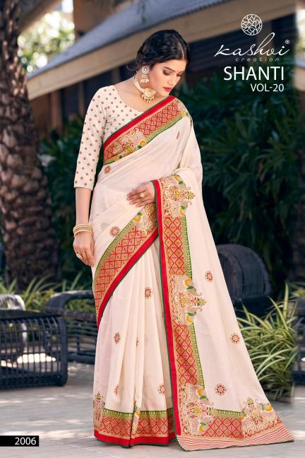 Kashvi shanti vol-20 saree wholesale market